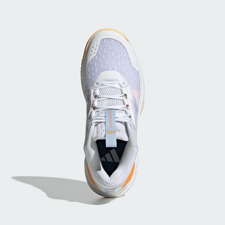 adidas adidas Crazyflight 6 Mid Schuh f&uuml;r Hallenschuhe Damen - Cloud White / Crystal Sky / Pure Tangerine - 1 | SportScheck