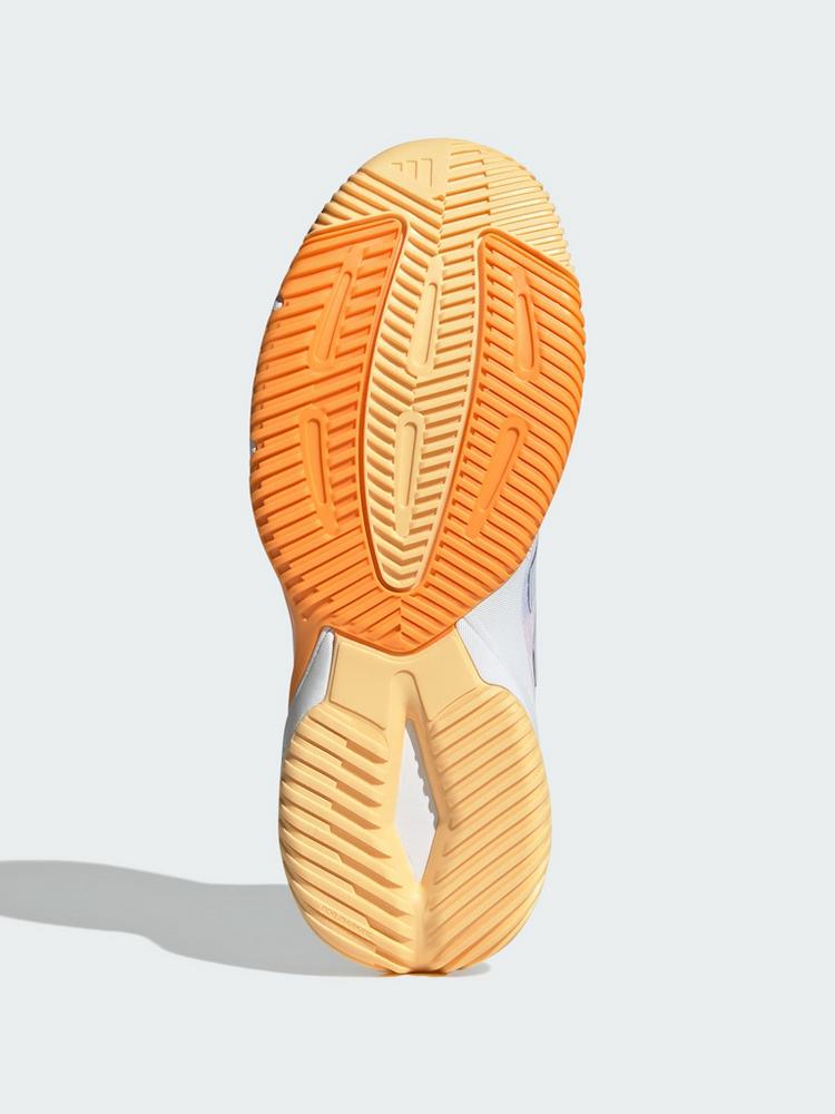 adidas adidas Crazyflight 6 Mid Schuh f&uuml;r Hallenschuhe Damen - Cloud White / Crystal Sky / Pure Tangerine - 2 | SportScheck