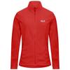 Jack Wolfskin TAUNUS 100 FZ W Fleecejacke Damen - siren red