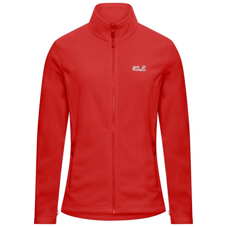 Jack Wolfskin Jack Wolfskin TAUNUS 100 FZ W Fleecejacke Damen - siren red - 0 | SportScheck