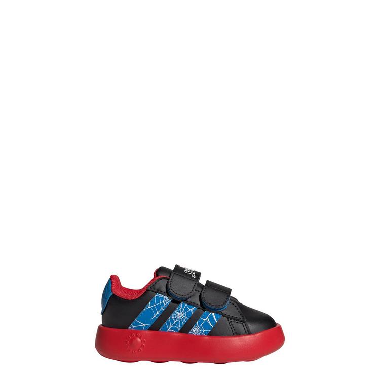 adidas adidas adidas x Marvel Spider-Man Grand Court Sneaker Kinder - Core Black / Bright Blue / Pure Ruby - 0 | SportScheck