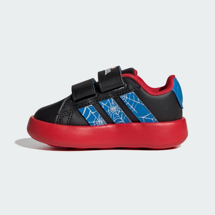 adidas adidas adidas x Marvel Spider-Man Grand Court Sneaker Kinder - Core Black / Bright Blue / Pure Ruby - 5 | SportScheck