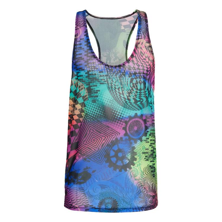 adidas adidas adidas x Jeremy Scott Allover-Print Funktionstank Herren - Multicolor / Semi Lucid Fuchsia / Active Purple - 0 | SportScheck