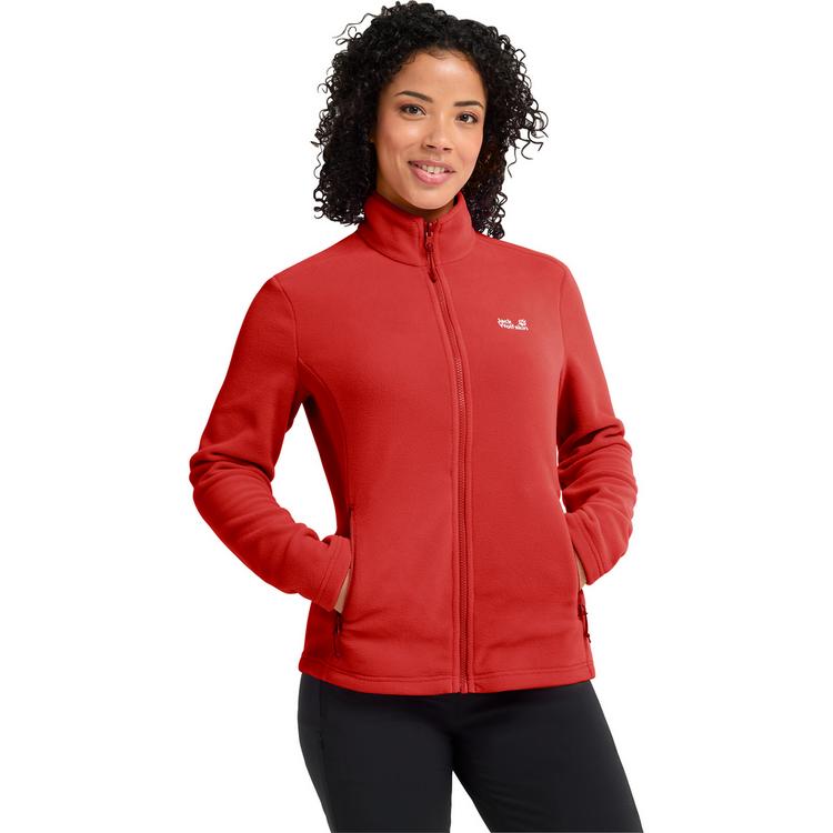 Jack Wolfskin Jack Wolfskin TAUNUS 100 FZ W Fleecejacke Damen - siren red - 0 | SportScheck