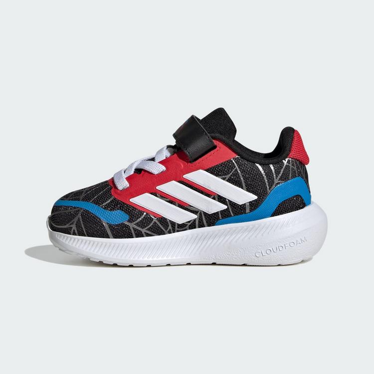 adidas adidas adidas x Marvel Spider-Man Runfalcon Laufschuhe Kinder - Core Black / Cloud White / Pure Ruby - 5 | SportScheck