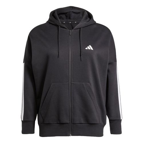 adidas Essentials 3-Streifen Full-Zip Fleece Hoodie Damen