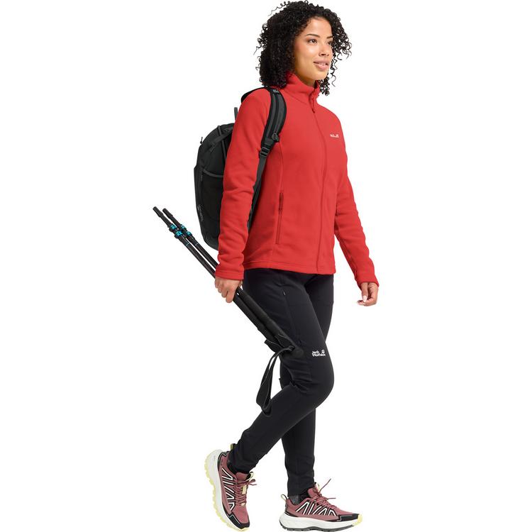 Jack Wolfskin Jack Wolfskin TAUNUS 100 FZ W Fleecejacke Damen - siren red - 2 | SportScheck