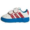 adidas adidas x Marvel Spider-Man Grand Court Sneaker Kinder - Cloud White / Pure Ruby / Bright Blue