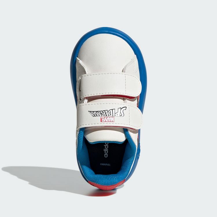 adidas adidas adidas x Marvel Spider-Man Grand Court Sneaker Kinder - Cloud White / Pure Ruby / Bright Blue - 1 | SportScheck