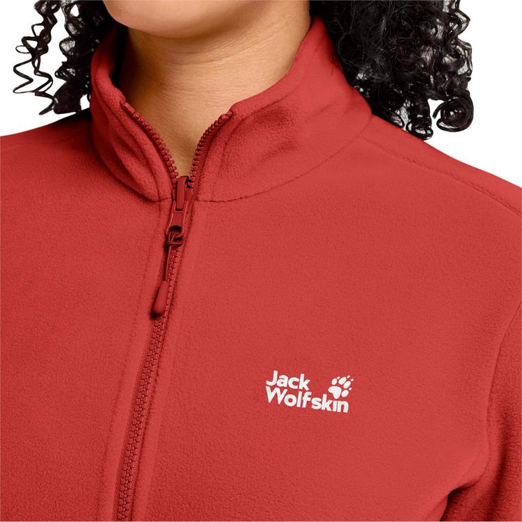 Jack Wolfskin Jack Wolfskin TAUNUS 100 FZ W Fleecejacke Damen - siren red - 1 | SportScheck