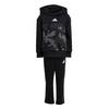 adidas Seasonal Essentials Camo Fleece Trainingsanzug Kinder - Black / White