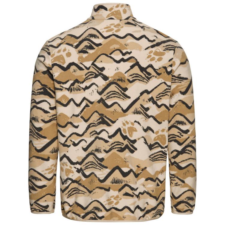 Jack Wolfskin Jack Wolfskin PAW ERA 100 PRINT HZ M Fleecepullover Herren - MOUNTAIN PAW oyster - 0 | SportScheck
