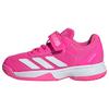 adidas Courtflash Hook-and-Loop Kids Tennisschuhe Kinder - Lucid Pink / Cloud White / Lucid Pink