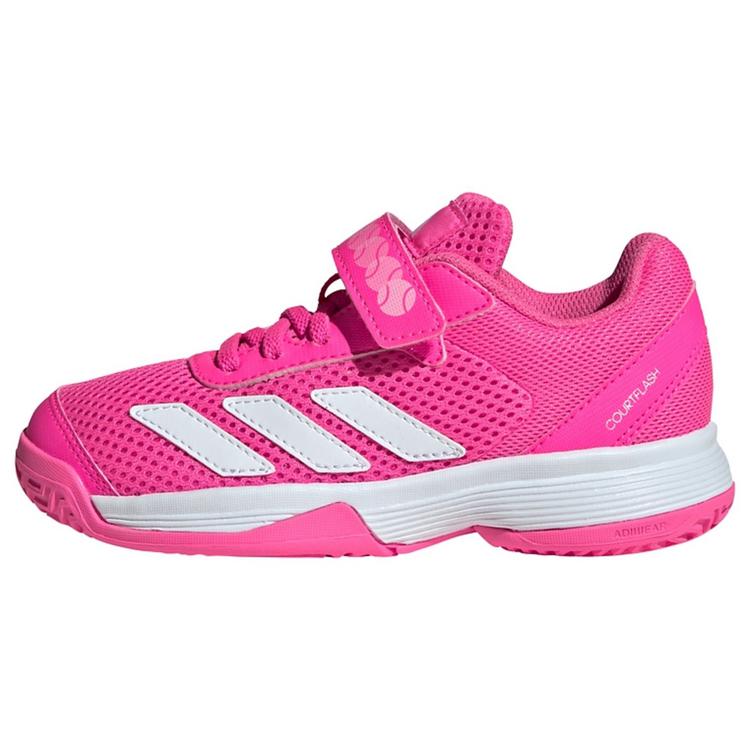 adidas adidas Courtflash Hook-and-Loop Kids Tennisschuhe Kinder - Lucid Pink / Cloud White / Lucid Pink - 0 | SportScheck