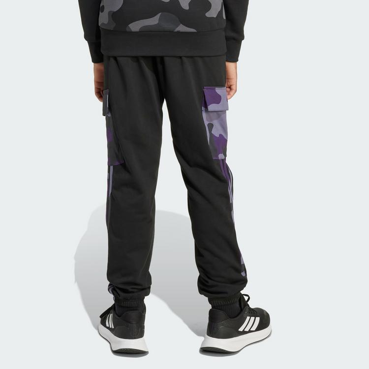 adidas adidas Seasonal Essentials Camo French Terry Stoffhose Kinder - Black / White - 2 | SportScheck