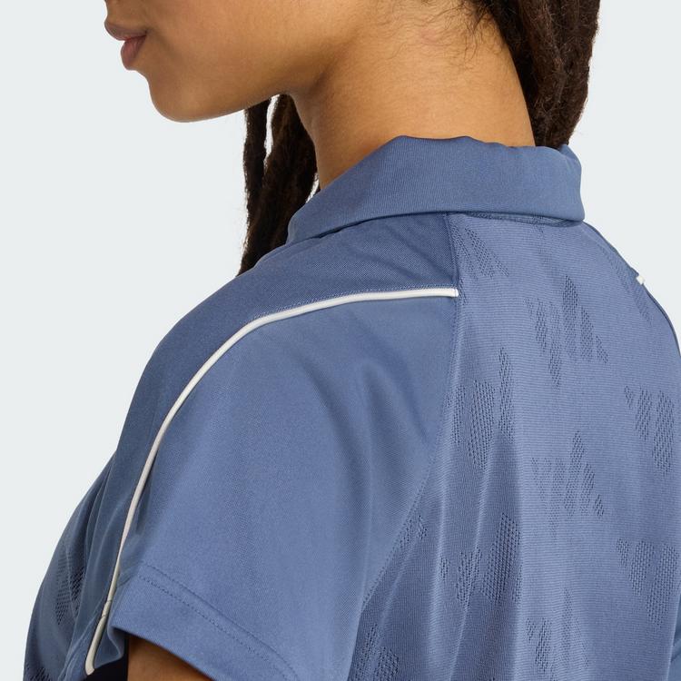 adidas adidas Stadium 3-Streifen Tennis inspiriertes T-Shirt Damen - Preloved Ink / Off White - 0 | SportScheck