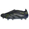 adidas Predator Elite umschlagbare Zunge feste Fu&szlig;ballschuhe - Core Black / Carbon / Lucid Lemon