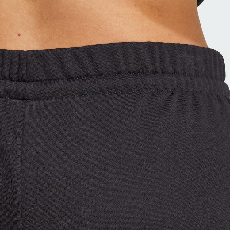 adidas adidas Essentials 3-Streifen Fleece Slim Hose Trainingshose Damen - Black / White - 1 | SportScheck