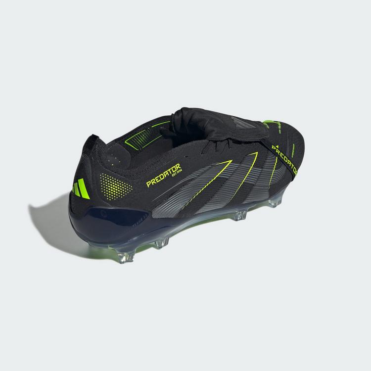 adidas adidas Predator Elite umschlagbare Zunge feste Fu&szlig;ballschuhe - Core Black / Carbon / Lucid Lemon - 3 | SportScheck