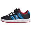 adidas adidas Marvel Spider-Man Grand Court Sneaker Kinder - Core Black / Bright Blue / Pure Ruby
