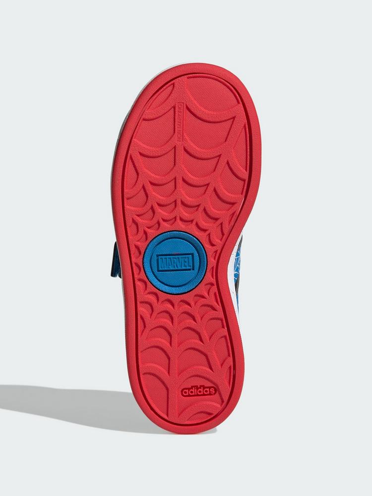 adidas adidas adidas Marvel Spider-Man Grand Court Sneaker Kinder - Core Black / Bright Blue / Pure Ruby - 2 | SportScheck