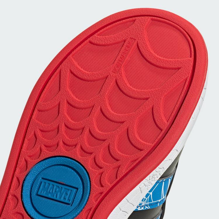 adidas adidas adidas Marvel Spider-Man Grand Court Sneaker Kinder - Core Black / Bright Blue / Pure Ruby - 7 | SportScheck