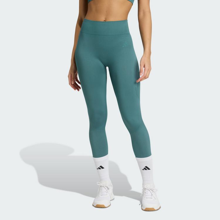 adidas adidas Workout Essentials Leggings, komplette Leggings Damen - Preloved Teal - 0 | SportScheck