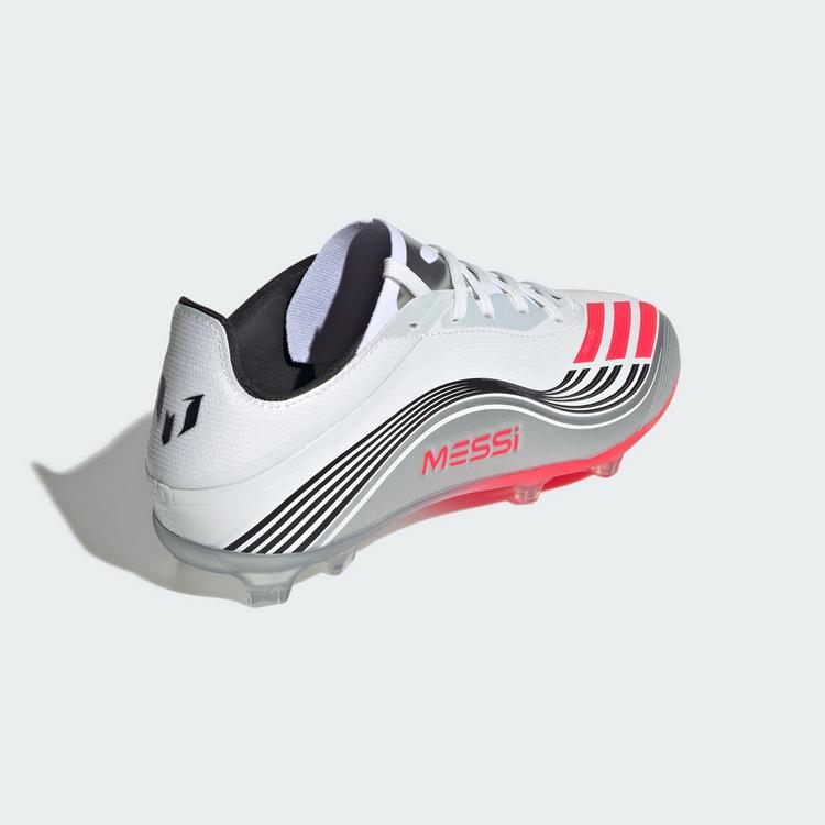 adidas adidas F50 Messi Elite Kids Fu&szlig;ballschuh, Fu&szlig;ballschuhe Kinder - Cloud White / Lucid Red / Silver Metallic - 3 | SportScheck