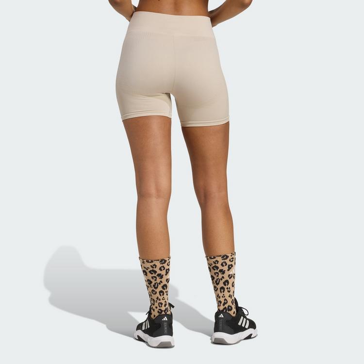 adidas adidas Workout Essentials leggings, gestrickt, Tights Damen - Beige - 1 | SportScheck