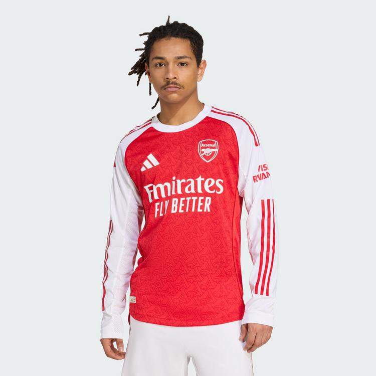 adidas adidas FC Arsenal 25/26 Long Sleeve Heimtrikot Trikot Herren - Better Scarlet / White - 0 | SportScheck