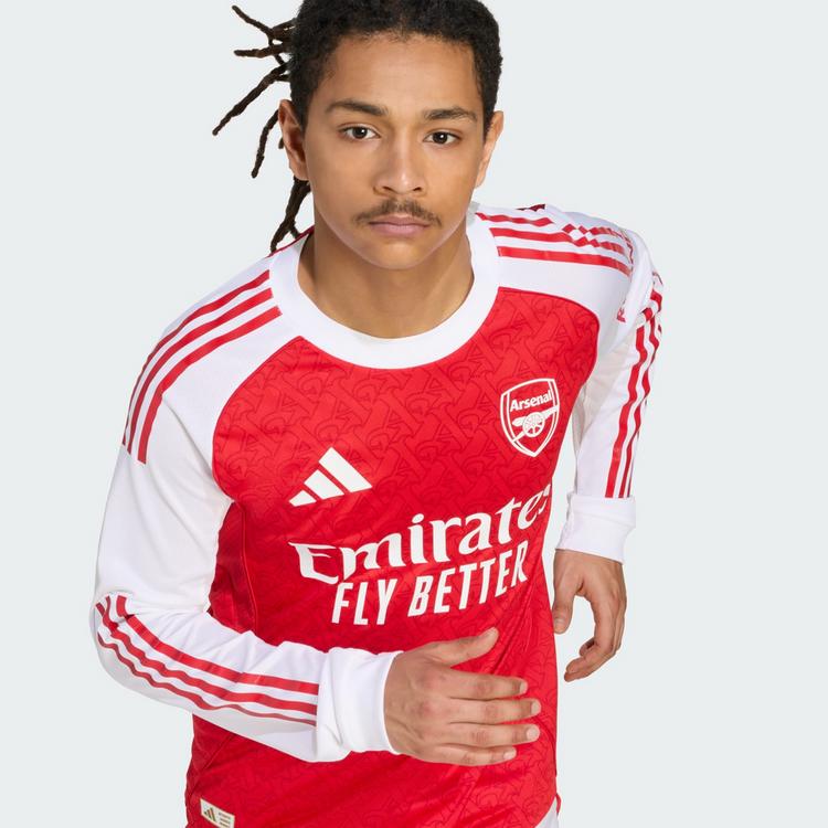 adidas adidas FC Arsenal 25/26 Long Sleeve Heimtrikot Trikot Herren - Better Scarlet / White - 2 | SportScheck