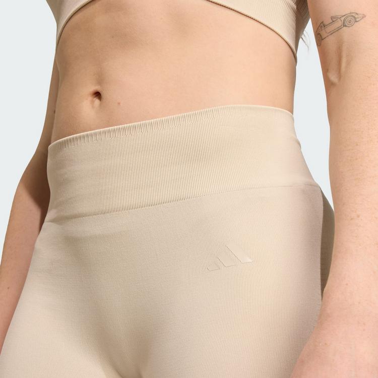 adidas adidas Workout Essentials Leggings, komplette Leggings Damen - Beige - 0 | SportScheck