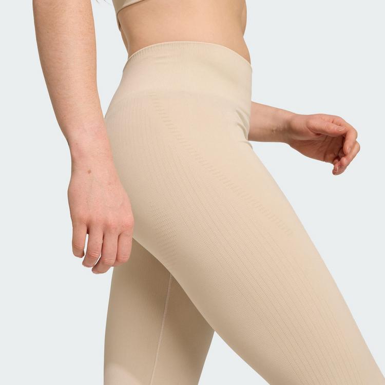 adidas adidas Workout Essentials Leggings, komplette Leggings Damen - Beige - 1 | SportScheck