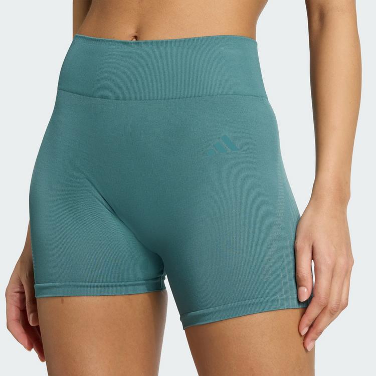 adidas adidas Workout Essentials leggings, gestrickt, Tights Damen - Preloved Teal - 0 | SportScheck