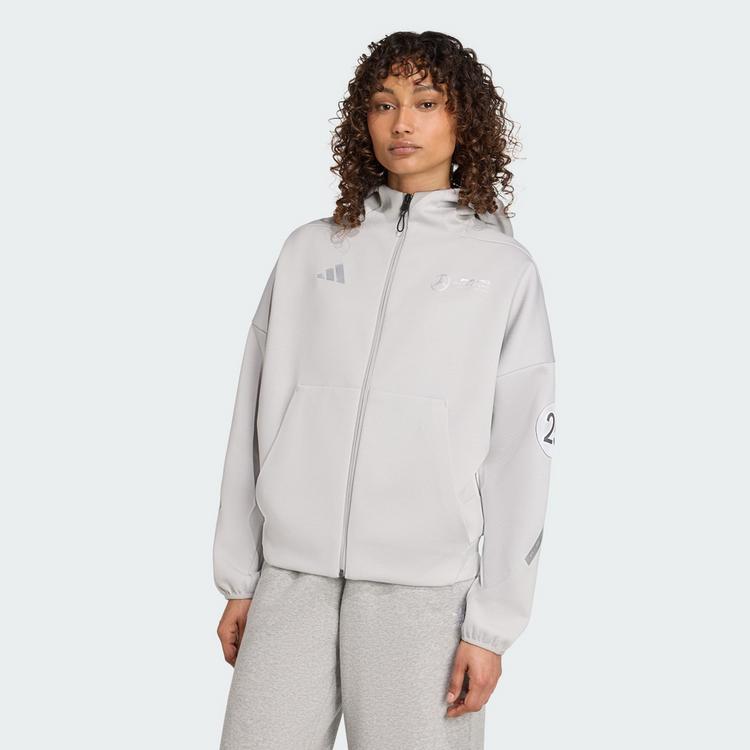 adidas adidas Mercedes-AMG Petronas F1 Team Hoodie Damen - Grey Two - 0 | SportScheck