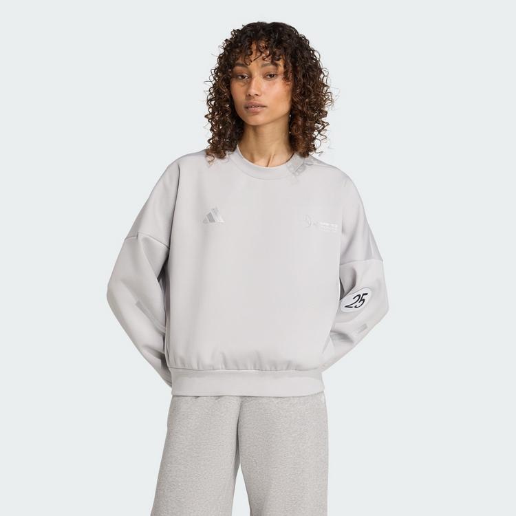 adidas adidas Mercedes - AMG Petronas F1 Team Funktionssweatshirt Damen - Grey Two - 0 | SportScheck