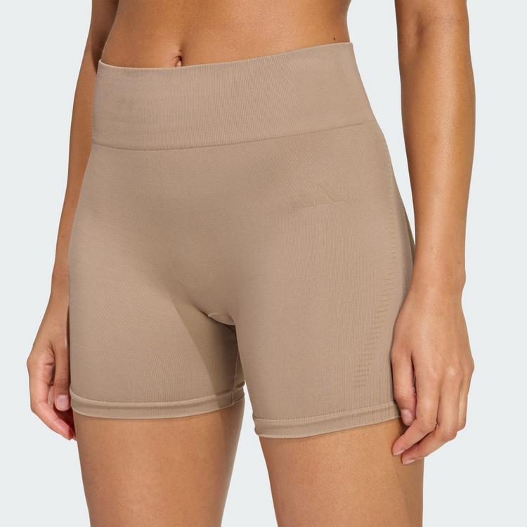 adidas adidas Workout Essentials leggings, gestrickt, Tights Damen - Chalky Brown - 0 | SportScheck