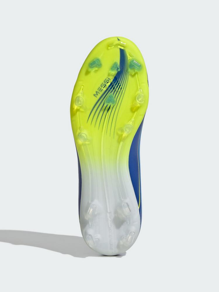 adidas adidas F50 Messi Elite Kids Fu&szlig;ballschuh, Fu&szlig;ballschuhe Kinder - Royal Blue / Solar Yellow / Semi Blue Burst - 1 | SportScheck