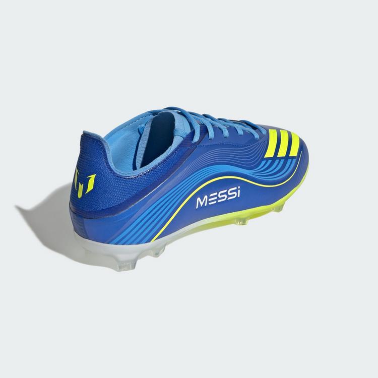adidas adidas F50 Messi Elite Kids Fu&szlig;ballschuh, Fu&szlig;ballschuhe Kinder - Royal Blue / Solar Yellow / Semi Blue Burst - 3 | SportScheck