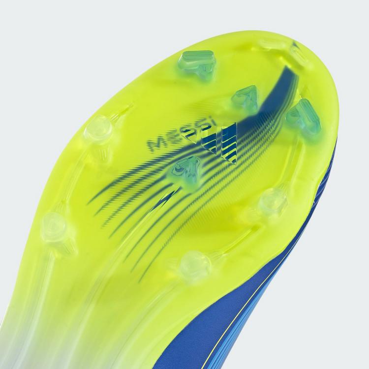 adidas adidas F50 Messi Elite Kids Fu&szlig;ballschuh, Fu&szlig;ballschuhe Kinder - Royal Blue / Solar Yellow / Semi Blue Burst - 5 | SportScheck