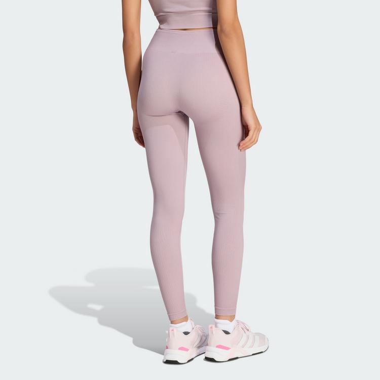 adidas adidas Workout Essentials Leggings, komplette Leggings Damen - Preloved Fig - 1 | SportScheck