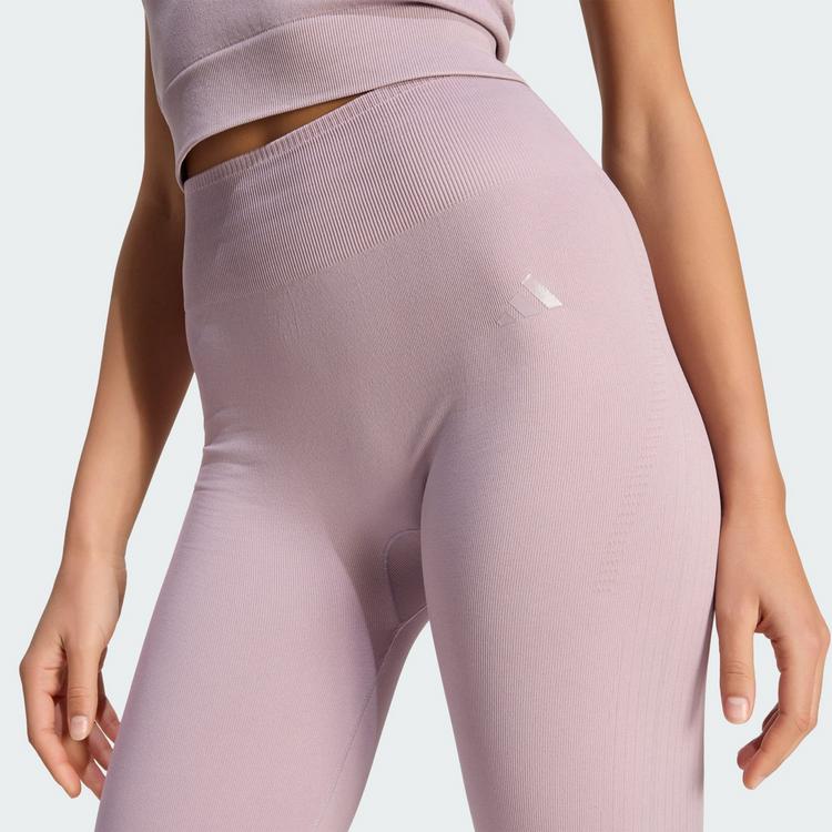 adidas adidas Workout Essentials Leggings, komplette Leggings Damen - Preloved Fig - 0 | SportScheck