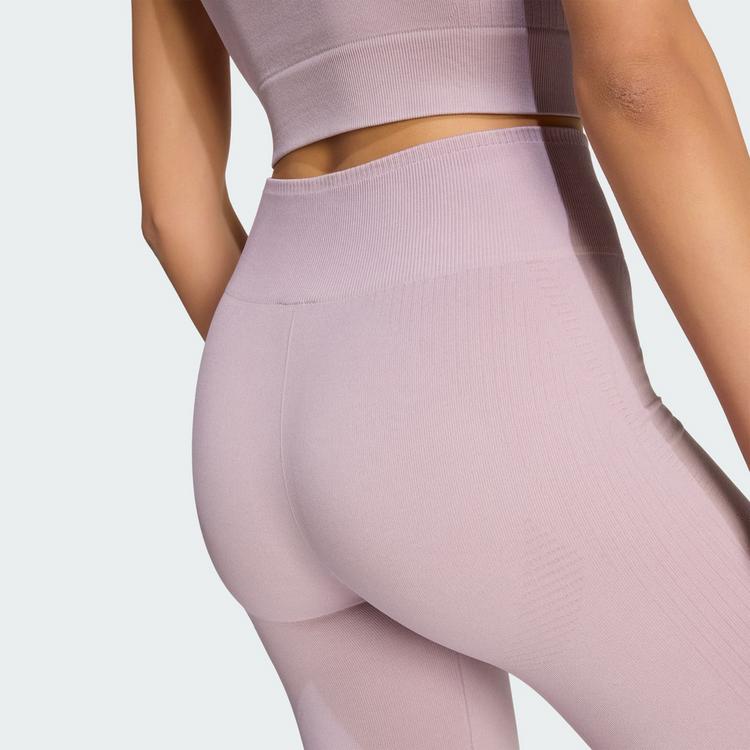 adidas adidas Workout Essentials Leggings, komplette Leggings Damen - Preloved Fig - 1 | SportScheck