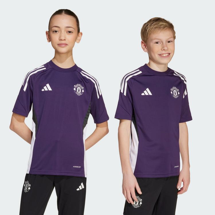 adidas adidas Manchester United Tiro 25 Competition Teamtrikot Kinder - Aurora Plum / White / Black - 0 | SportScheck