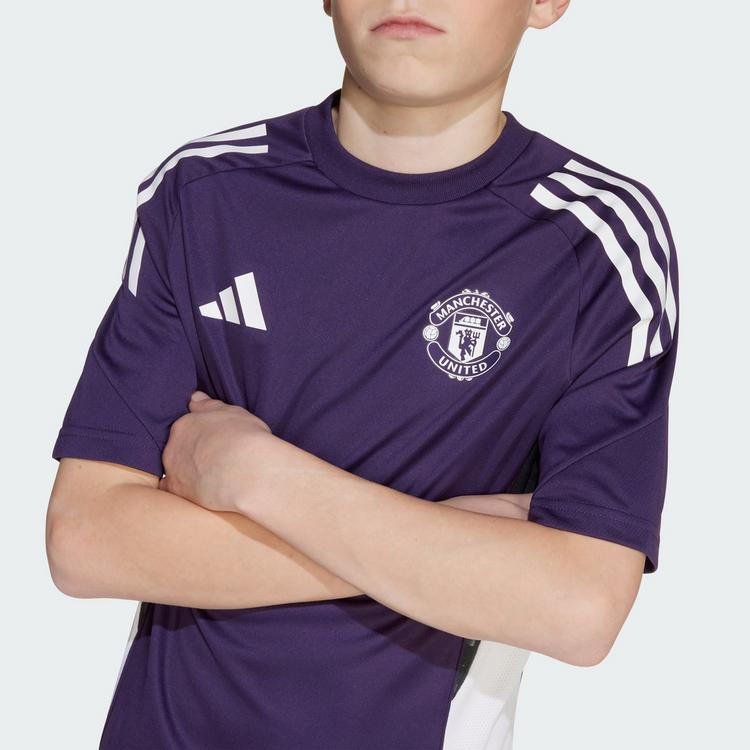 adidas adidas Manchester United Tiro 25 Competition Teamtrikot Kinder - Aurora Plum / White / Black - 2 | SportScheck