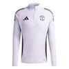 adidas Manchester United Tiro 25 Competition Trainingsanzug Herren - Purple Tint / Aurora Black
