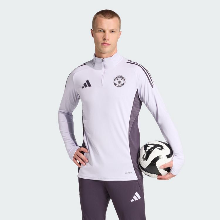 adidas adidas Manchester United Tiro 25 Competition Trainingsanzug Herren - Purple Tint / Aurora Black - 0 | SportScheck
