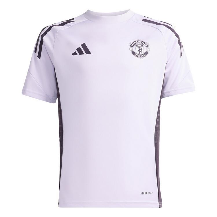 adidas adidas Manchester United Tiro 25 Competition Teamtrikot Kinder - Purple Tint / Aurora Black - 0 | SportScheck