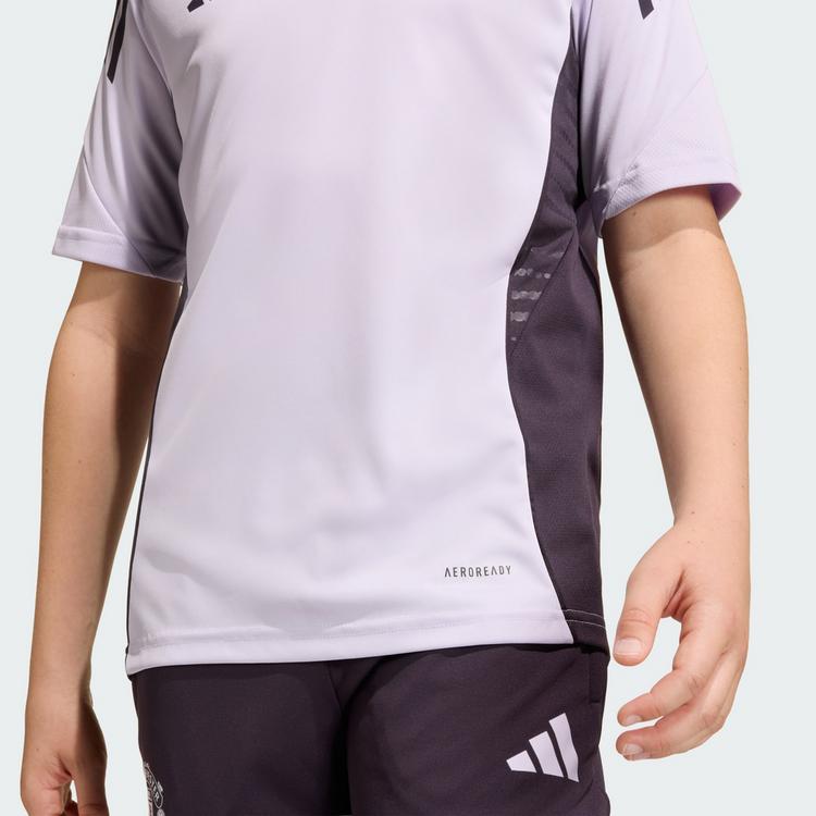 adidas adidas Manchester United Tiro 25 Competition Teamtrikot Kinder - Purple Tint / Aurora Black - 2 | SportScheck