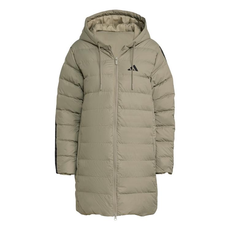 adidas adidas Essentials CLIMAWARM 3-Streifen Light Daunenjacke Damen - Silver Pebble - 0 | SportScheck
